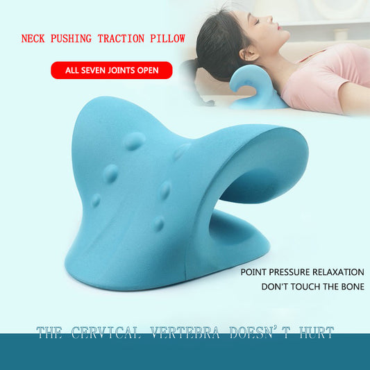 C-Type Cervical Spine Massage Pillow Cervical Spine Orthosis beauty  Traction Massage Pillow Sleep Shoulder And Neck Massage Pillow