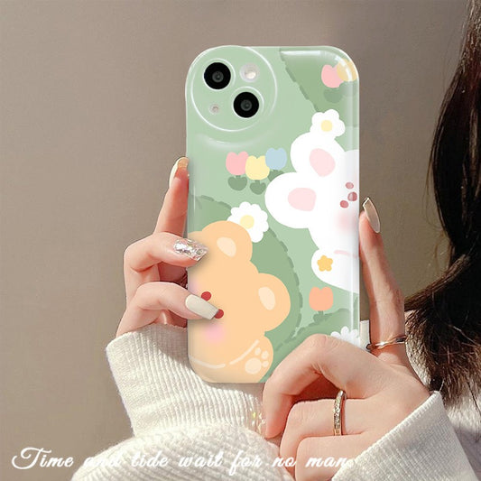 Ins for iphone13 Apple 14pro Phone Case 12 Cute 11 Air Cushion XS Plus Cover