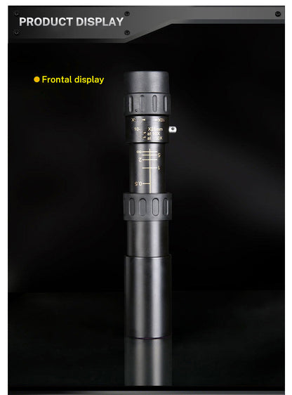 10-30×25 Zoom HD Portable Strong Binoculars Long Range Professional Spyglass Monocular Telescope Low Night Vision for Hunting