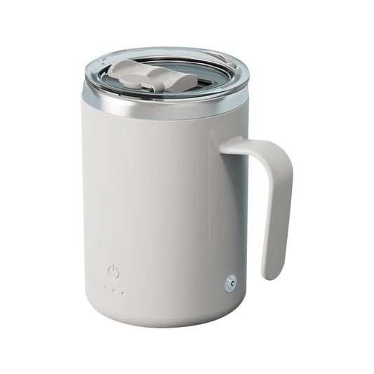 Automatic Stirring Coffee Mug Stainless Steel Magnetic Stirring Mug With Lid Self Rotating Cup