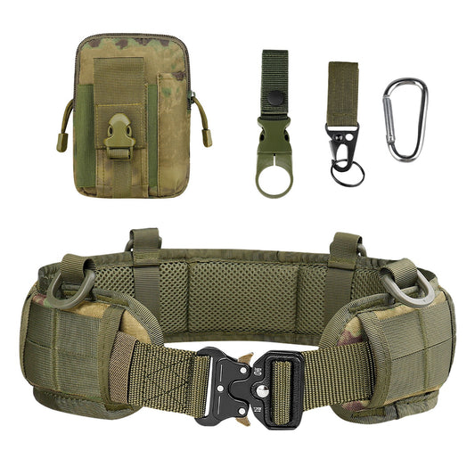 Multi Functional Quick Disassembly Tactical Belt Waist Cover Outdoor Training Cobra Belt Nylon Waist Belt Suit