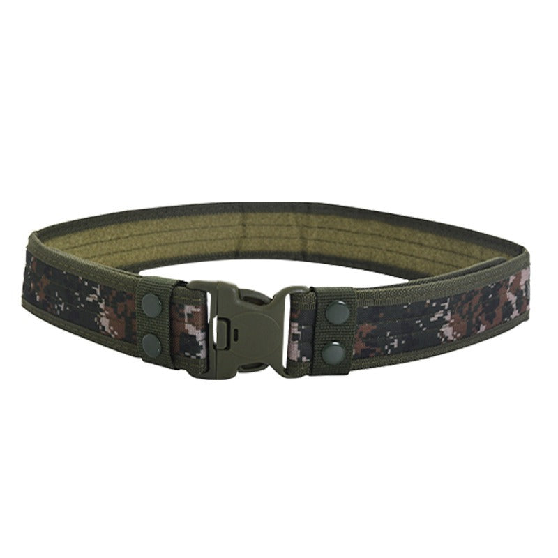 5.0 Oxford Cloth Tactical Belt Velcro Wrapped Outdoor Canvas Belt