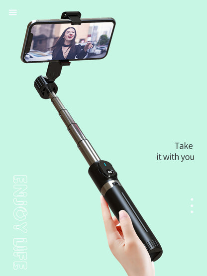 New P90 Series Tripod Reinforced Selfie Stick Outdoor Mobile Phone Live Support Dual Fill Light Selfie Stick